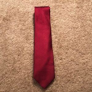CALVIN KLEIN Red silk tie